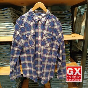 专柜正品Levis李维斯时尚格子宽松休闲美式百搭男衬衫85744-0107