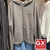 2024秋男士 做旧宽松刺绣连帽开衫 卫衣 Levis李维斯正品 0019H 0000