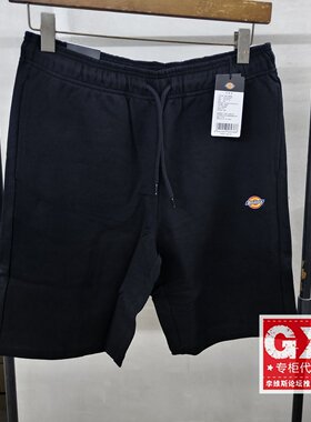 专柜正品DICKIES男士黑色工装纯棉时尚休闲短裤DK012959BLK1