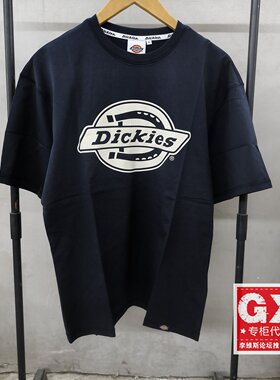 正品Dickies迪凯斯夏男式经典款logo圆领印花短袖T恤DK013101CG71