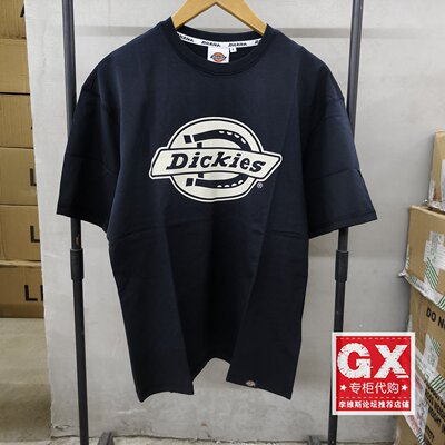 正品Dickies迪凯斯夏男式经典款logo圆领印花短袖T恤DK013101CG71