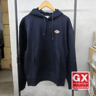 Dickies 圓領Logo藍色印花寬松連帽運動衛衣DK013107CG71 男款