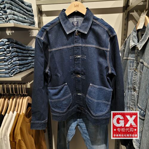 专柜正品Lee 101+系列拼接原色牛仔夹克 LMT010170203487-898L00