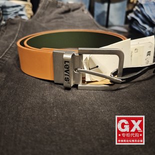 休闲腰带D6605 专柜正品 牛皮革时尚 s李维斯男士 0001 Levi