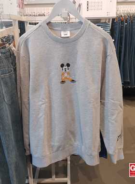 Lee专柜正品2023年春男米奇联名套头卫衣LMT005080CST00F-A02848