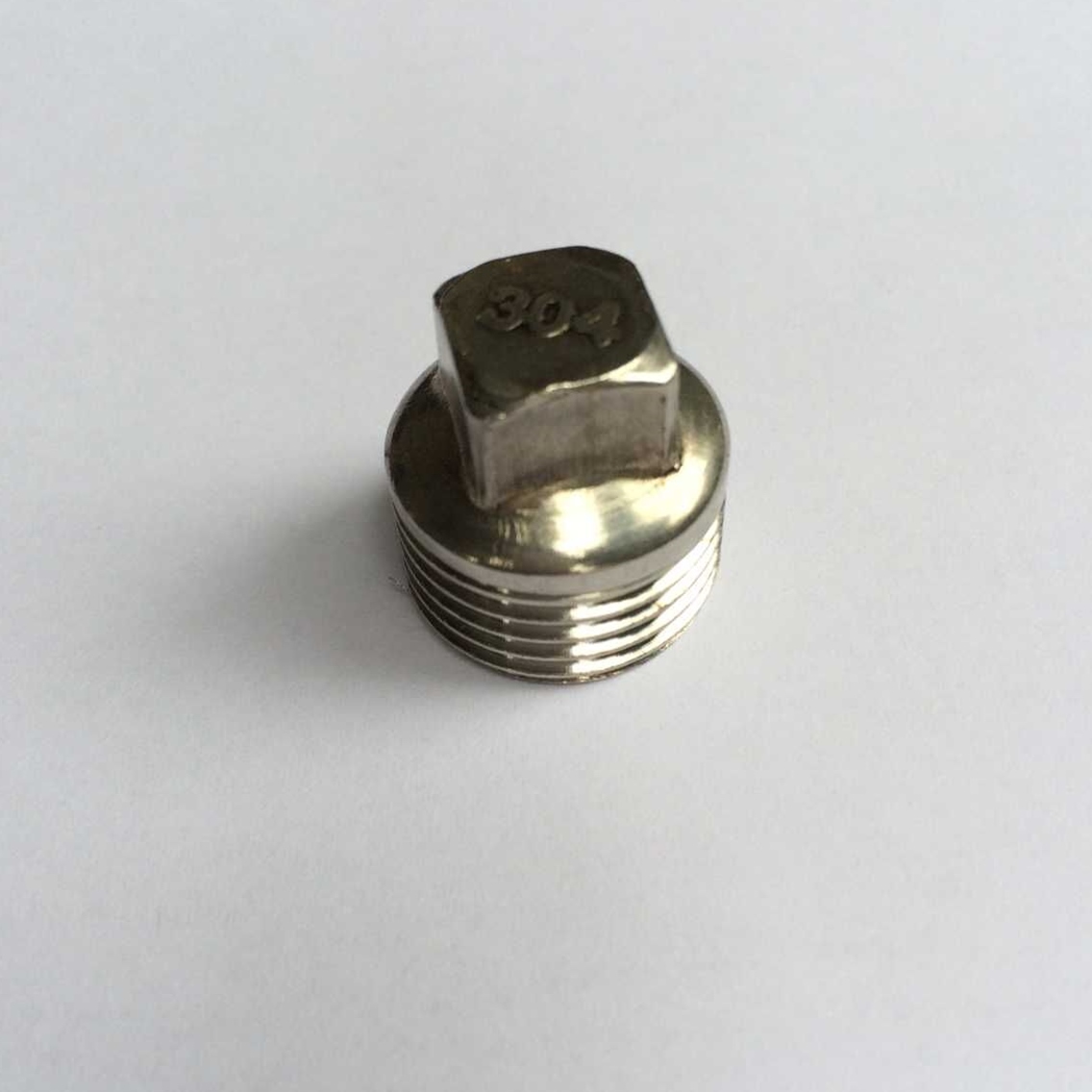 不锈钢外丝堵头 外牙方堵 堵头 管堵 四方堵头 水管堵头