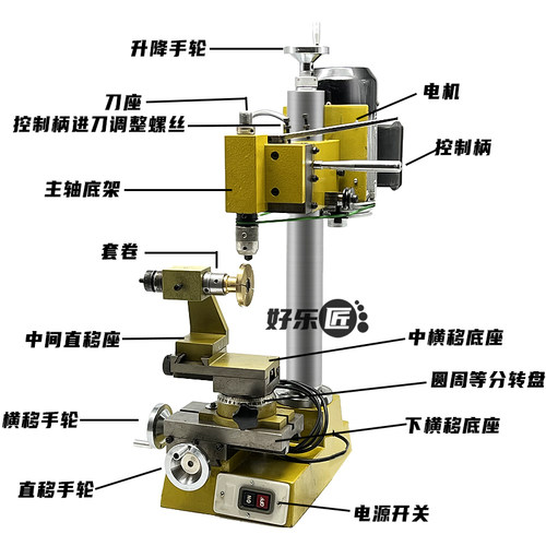 圆珠车花机多功能手批刀手镯刻花