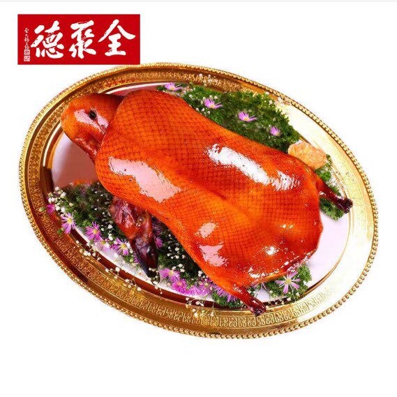 全聚德五香烤鸭正宗北京烤鸭老北京特产熟食肉新年年货菜肴老字号
