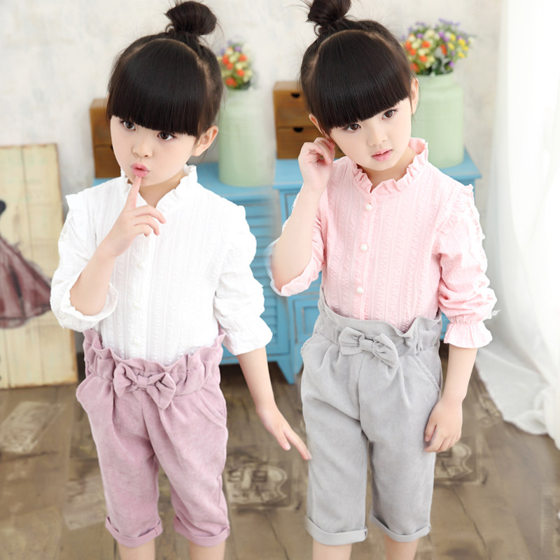 Chemise fille à manche longue - Ref 2085545 Image 1