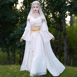 敦煌风女西域神女异域风情飞天公主斗篷汉元素改良古装旅拍全套