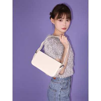 SunsetPark灵动波浪腋下真皮包