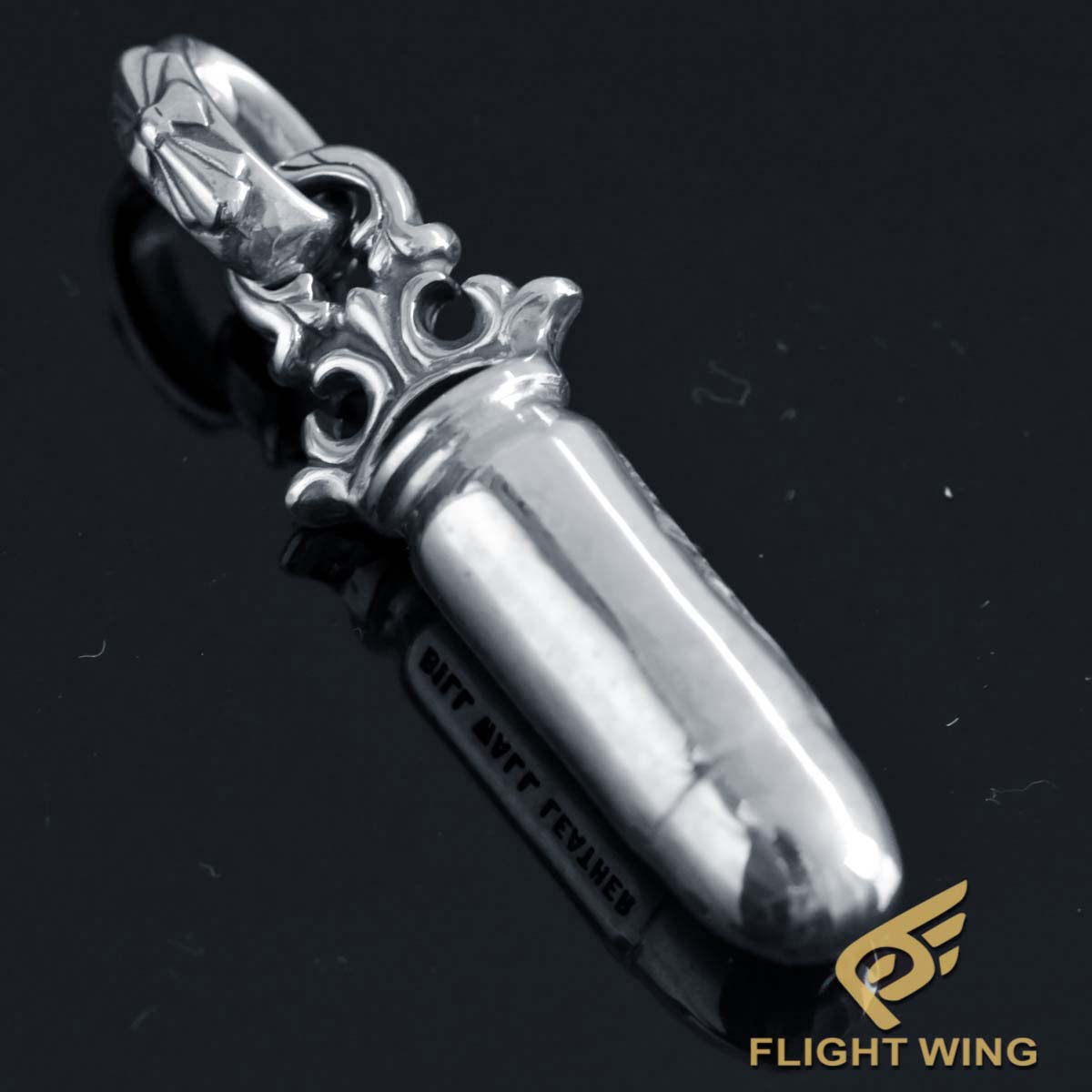 BWL bill wall leather官方代理银饰 皇冠子弹项链吊坠男女