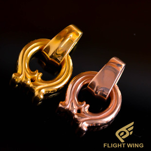 日本BWL bill wall leather银饰保真镀金马蹄项链纯银925吊坠男女