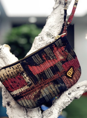 日本FLIGHTWING 古布包手包钱包零钱包护照包夹非高桥