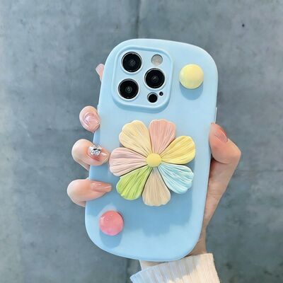 小清新花朵支架A6PRO/a5可爱a3/a2m女款OPPOFindx9s pro/8s+/7ultra新款OPPO Reno15C/14pro/k13/k12x夏季k15