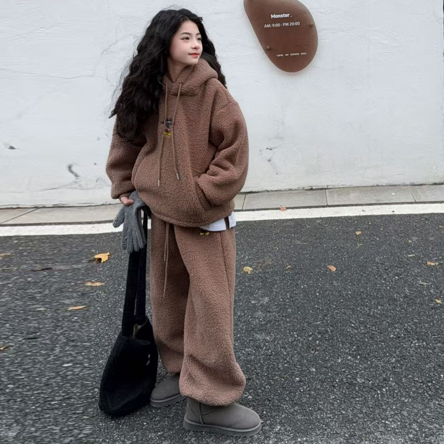 装中大童时髦洋气儿卫衣运动套