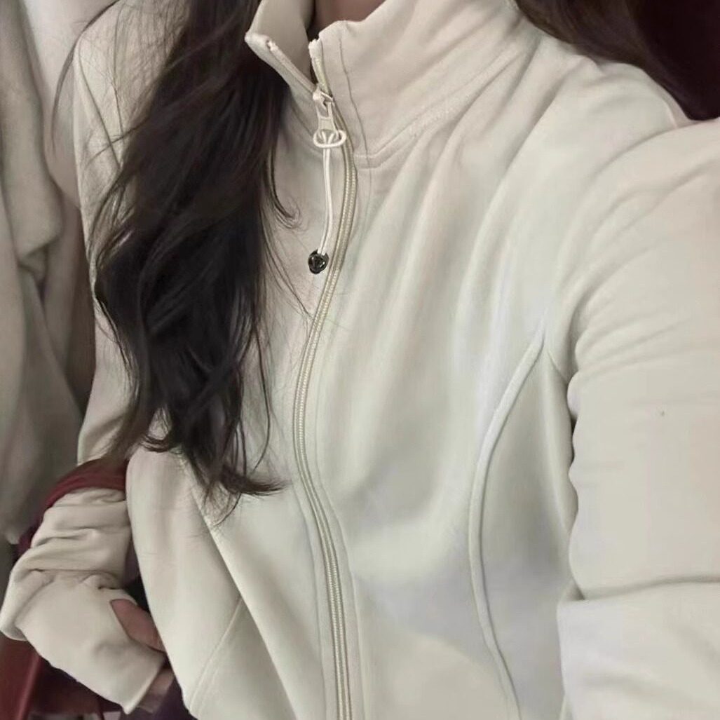 双拉链德绒立领卫衣开衫女韩版秋冬装2026新款欧货女装休闲外套潮