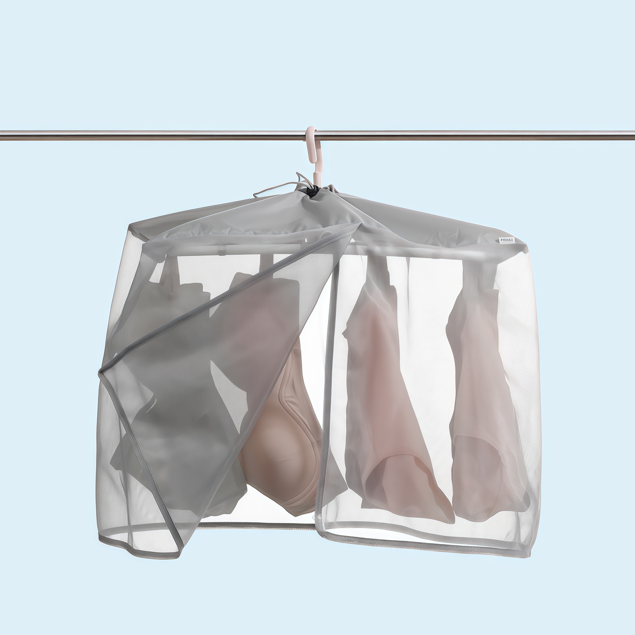 内衣裤隐私晾晒罩文胸透明网纱防窥罩防苍蝇蚊虫户外女神晾晒神器,收纳整理,晾晒罩,淘宝优惠券,粉丝福利购,淘宝优惠卷