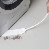 家用加长除尘掸子冰箱洗衣机底部缝隙夹缝长柄清洁刷扁平刷超薄