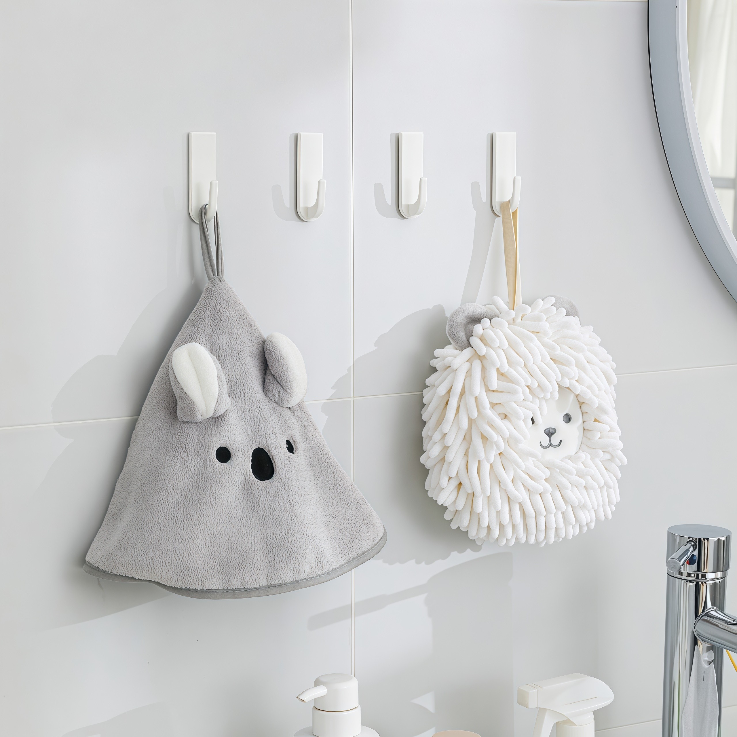 粘胶长条挂钩门后发圈钥匙小物收纳壁挂粘钩免打孔首饰挂架浴室钩