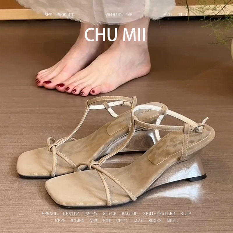 羊皮版~法式复古罗马凉鞋