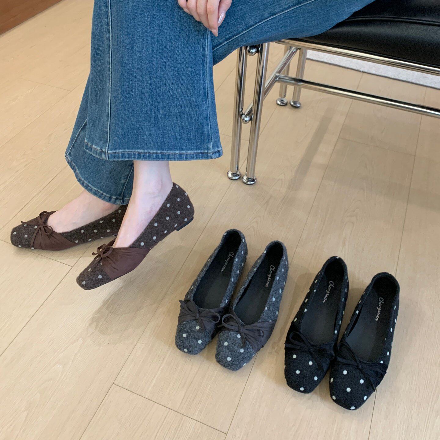 Chengxuan韩式波点蝴蝶