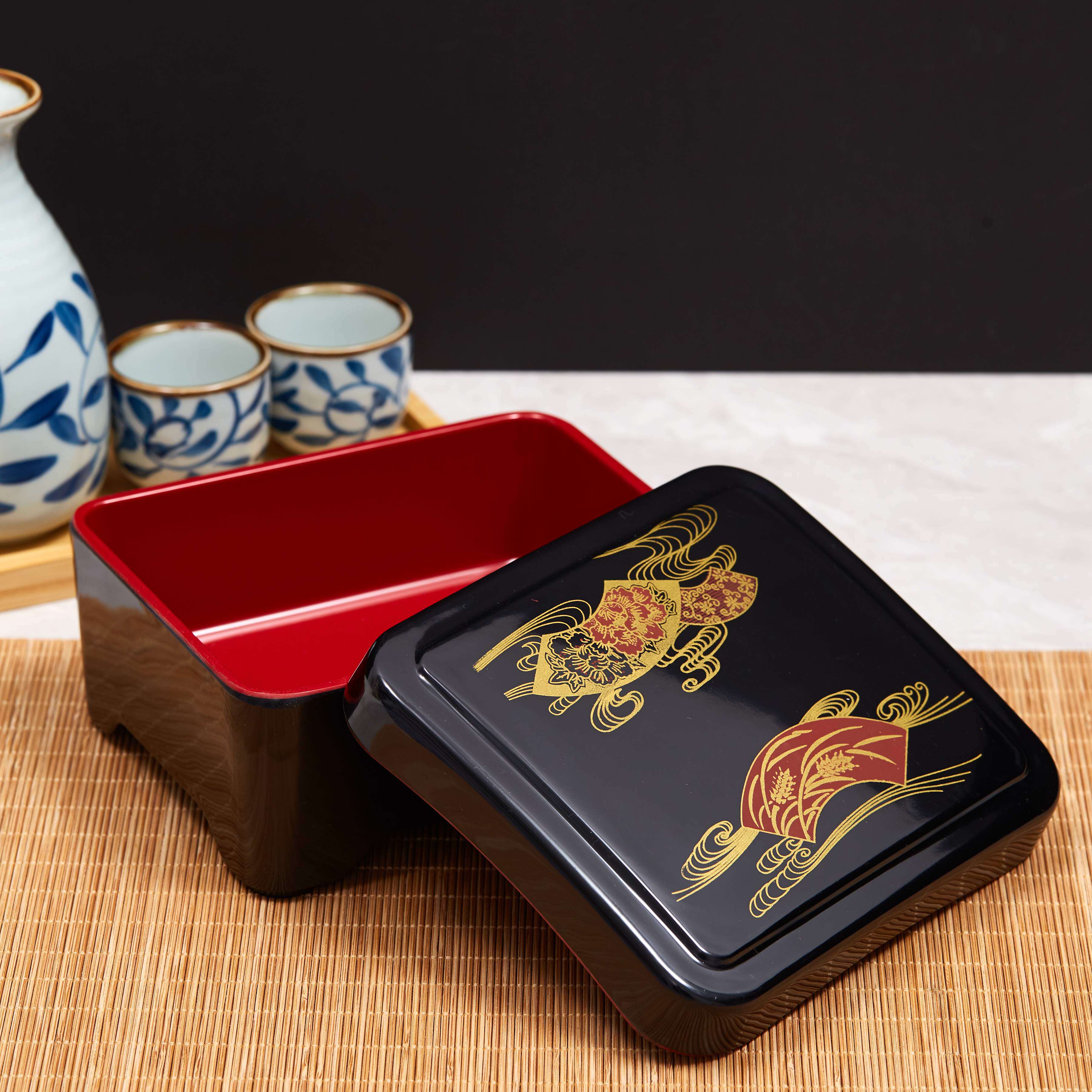 日式饭盒寿司盒鳗鱼饭盒点心图片