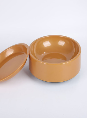 旋转小火锅专用碗传菜盘回转小火锅 金色寿司冠 寿司盘冰盘火锅盘