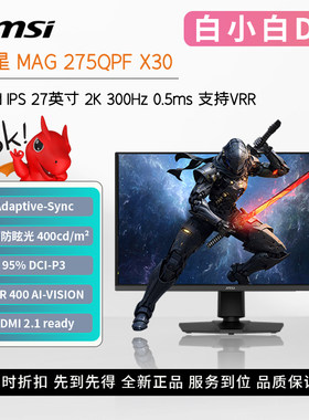 微星27寸2K300Hz游戏电竞显示器