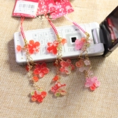 2026马年日本制樱花季 超灵验浅草寺清水京都手工幸福结御守手机链