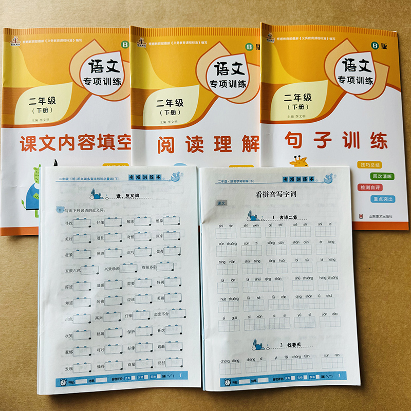 二年级下册语文专项训练