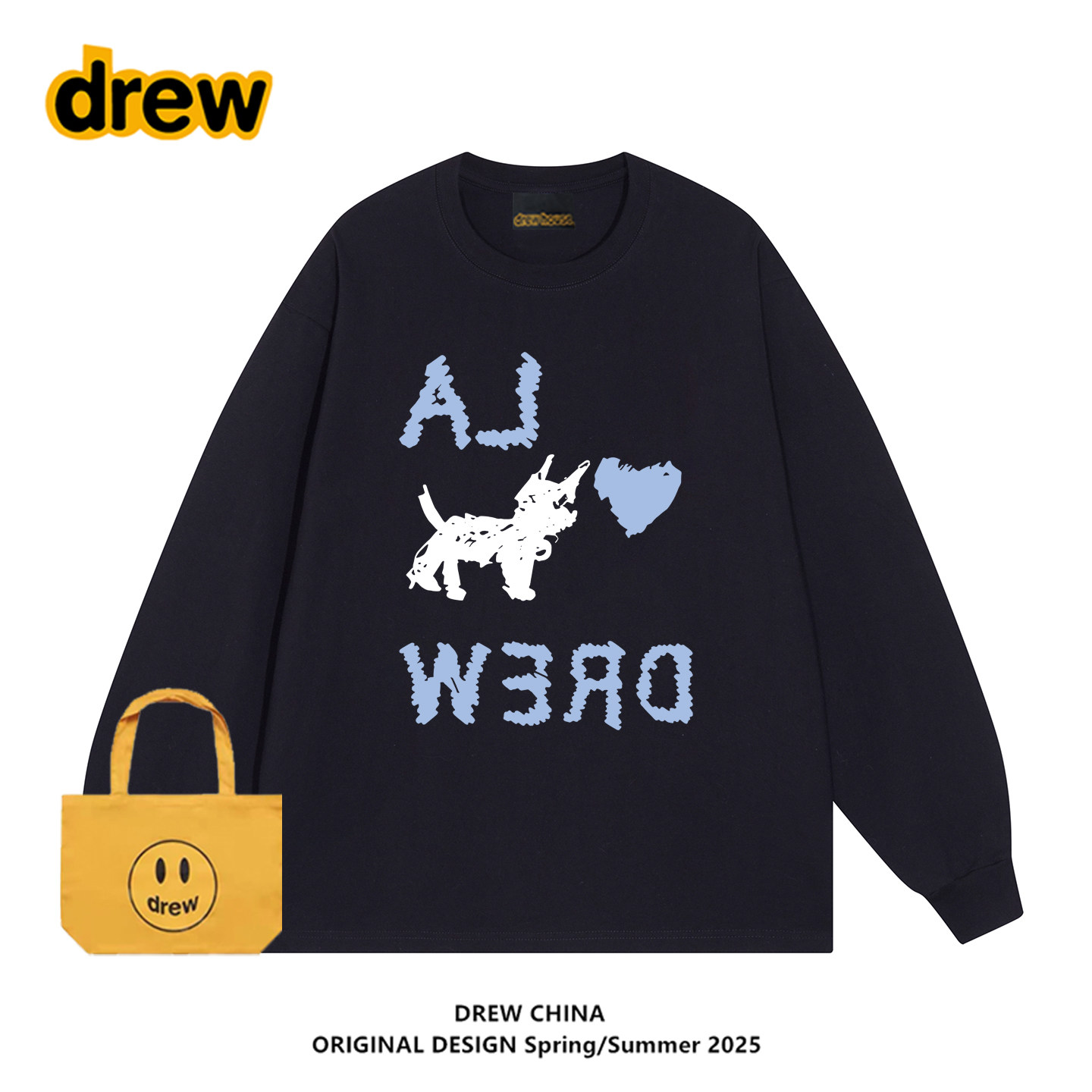 drew潮牌李知恩jennie明星同款