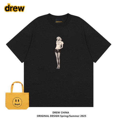drew短袖roset恤女纯棉圆领上衣