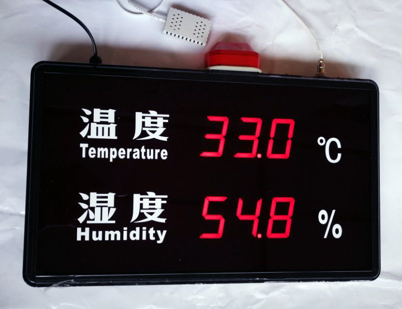 上海发泰HTTRCA报警温湿度计仪表噪音 压差 二氧化碳时间显示屏