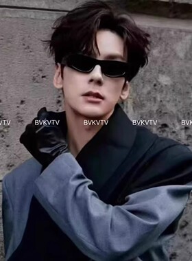 彰显酷飒时尚感～26s新款金属字母复古猫眼太阳镜 墨镜男女