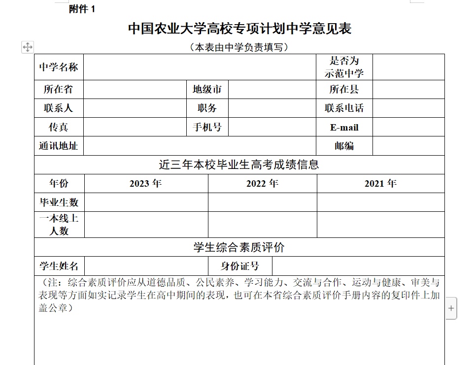 中国农业大学高校专项计划个人陈述自荐信推荐信文案指导