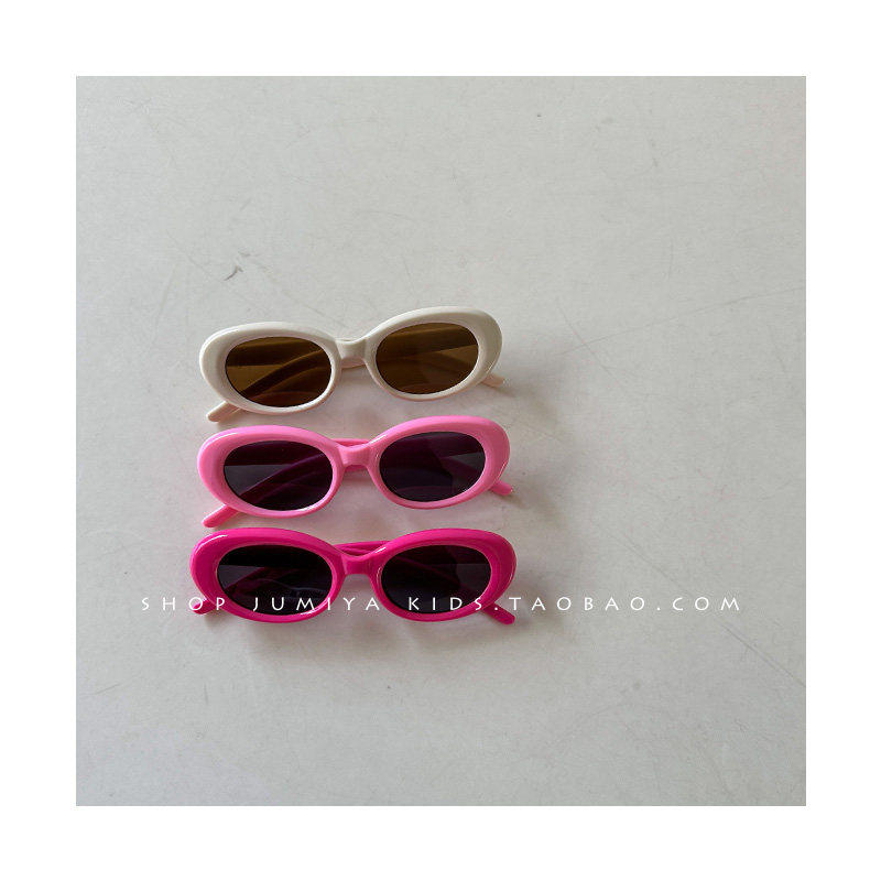 春夏新款儿童墨镜复古小框ins韩系搭配彩色女童宝宝时尚太阳镜潮
