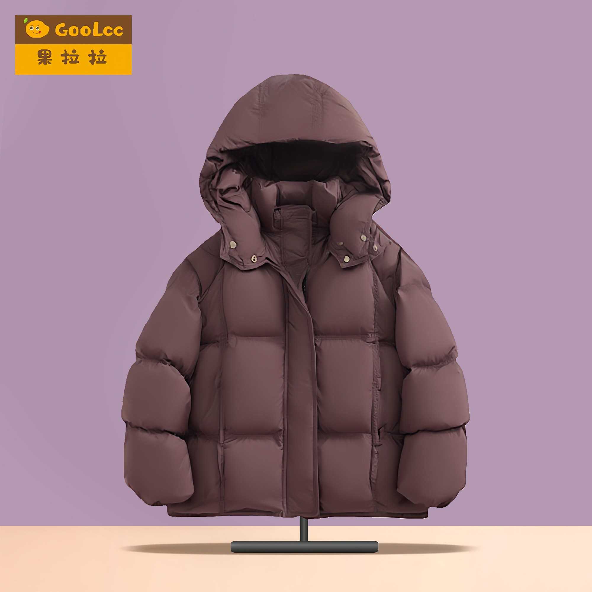 儿童泡芙款90白鸭绒羽绒服男女童加厚冬季新款中大童洋气冬装外套