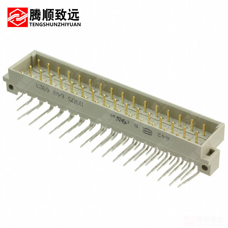 9056486921[CONN DIN RCPT 64POS PCB GOLD]_虎窝淘
