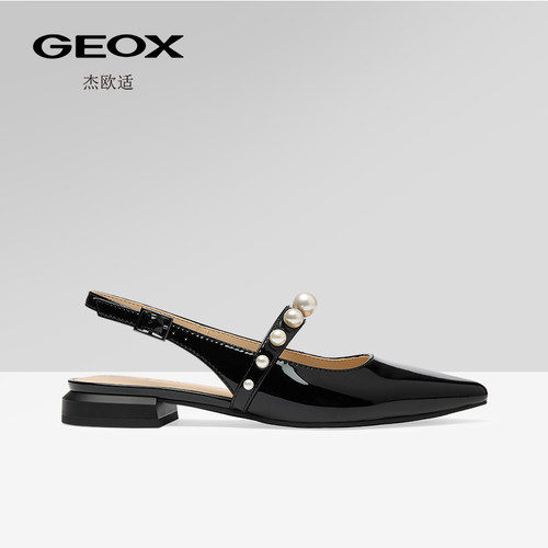 GEOX杰欧式低跟优雅女凉鞋