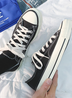 大码1970s帆布鞋男鞋女鞋经典款情侣鞋复古休闲运动板鞋男士45 46