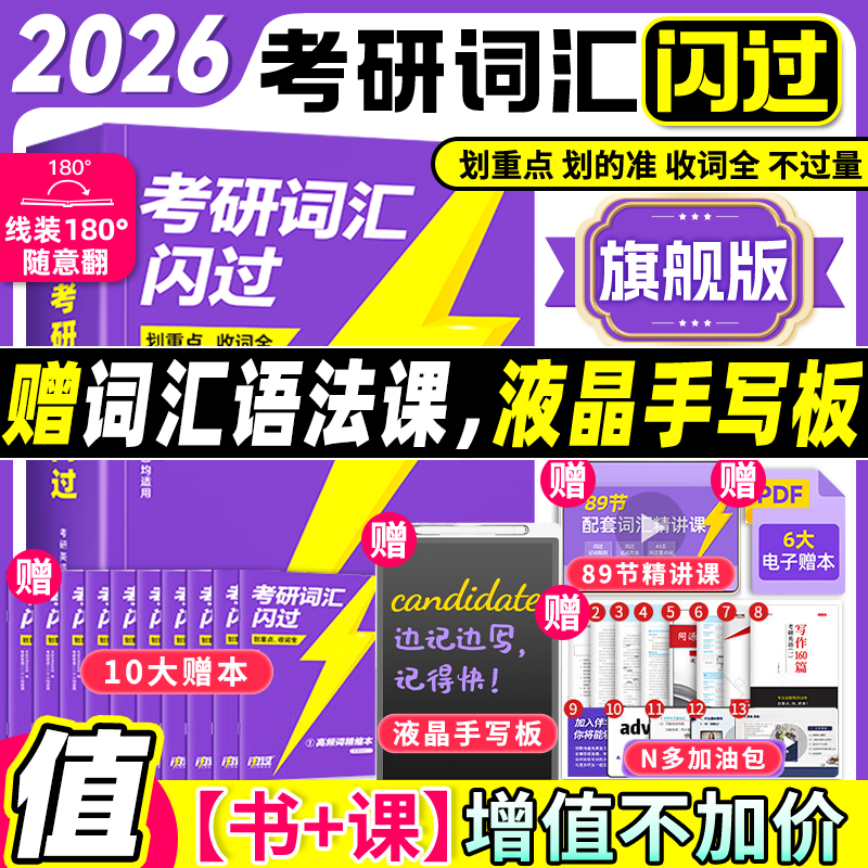 2026考研英语词汇闪过