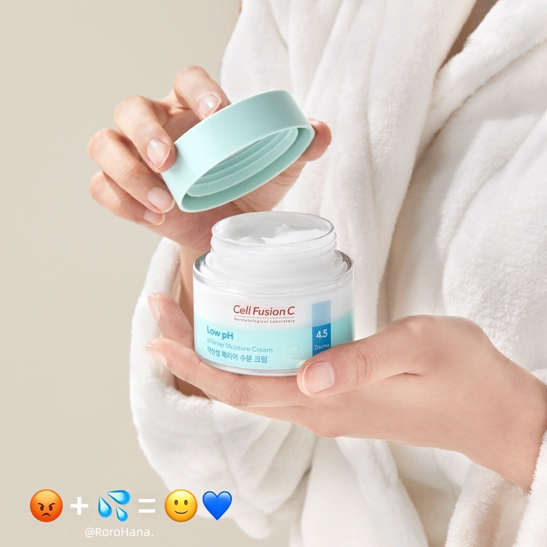 韩国秀肤生PH弱酸面霜乳液女保湿舒缓敏肌补水换季滋润肌肤屏障