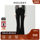 2023冬季 马蹄裤 新品 MOUSSY 美式 风高腰微喇牛仔裤 女010GAA12 2720