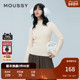 针织上衣028HAA70 MOUSSY 3101 辣妹风开叉喇叭袖 修身 冬季 新品
