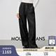 女028IAA11 休闲风通勤复古阔腿牛仔长裤 1020 新品 MOUSSY春季