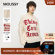 明星同款 MOUSSY 2026早春新品 潮酷字母撞色毛衣010JS274 4291