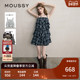 吊带连衣裙028ISZ30 3041 秋季 文艺层次感短款 明星同款 MOUSSY