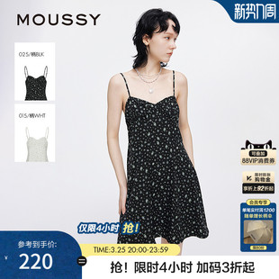 波嘻风茶歇裙碎花吊带连衣裙女028ISA33 新品 1004 夏季 MOUSSY
