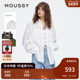 秋季 衬衫 新品 MOUSSY 休闲慵懒风简约薄款 长袖 女028ISZ30 1041